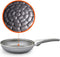 Aluminium koekenpan met antiaanbaklaag en friteuse - Ø 24cm - Geschikt voor alle type fornuis, inclusief inductie - Roestvrijstaal - Versterkt met 4 antiaanbaklagen