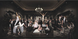 Aluminium Schilderij Alu Art - Rest is History - 100 x 200 cm - Mat