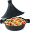 Aluminium tajine agadir- Matt Black geschikt ook voor Inductie