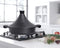 Aluminium tajine agadir- Matt Black geschikt ook voor Inductie