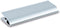Aluminium wand klemlijst, zelfklevend, 11,3 cm, blister