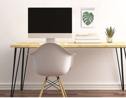 Aluminium wand klemlijst, zelfklevend, 21,8 cm, blister