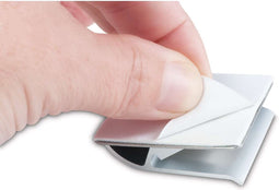 Aluminium wand klemlijst, zelfklevend, 3,5 cm, blister