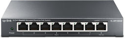 TP-Link TL-RP108GE - PoE Switch - 7 PoE-ingangen 1 PoE-uitgang 10/100/1000 Mbps RJ45