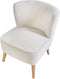 ALVEN - Fauteuil - Off-white - Bouclé