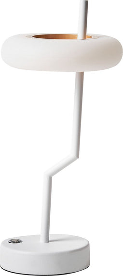 ALVIELA - Tafellamp - Wit - Aluminium/IJzer