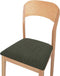 ALVIN - Eetkamerstoel set van 2 - Donkergroen - Hout