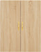 vidaXL - Wandkast - 69,5x34x90 - cm - sonoma - eikenkleurig