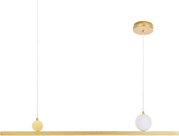 ALWAND - Hanglamp LED - Goud - Metaal