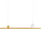 ALWAND - Hanglamp LED - Goud - Metaal