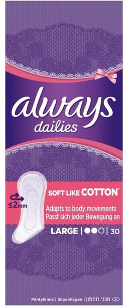 Always inleg discreet large 30 st