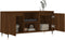 vidaXL - Tv-meubel - 104x35x50 - cm - bewerkt - hout - bruin - eikenkleur