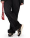 POSH by Poelman CHARLIE - Dames Sneakers - Vetersluiting met comfortabele zool - Zwart met Bordeaux (2025)