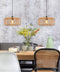 GOOD&MOJO Hanglamp Bromo - Bamboe - Ø60cm - Scandinavisch,Bohemian - Hanglampen Eetkamer, Slaapkamer, Woonkamer