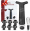 Wijnpomp | Wijnstop en schenker | 6 Stoppers | 1 Schenker | 1 Foliesnijder | Wijngeschenk,