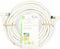 Nedis Coaxkabel - Coax Male naar Coax Female - 10 m - Vernikkeld - 120 dB - 75 Ohm - Viervoudig Afgeschermd - Wit