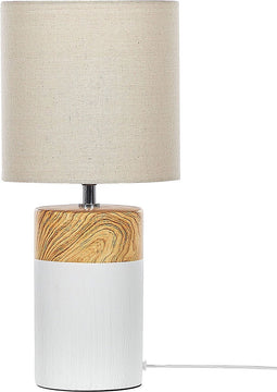 ALZEYA - Tafellamp - Wit - Keramiek