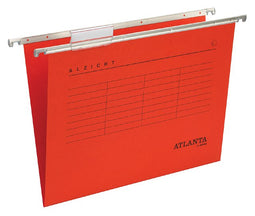 Quantore - Hangmap alzicht folio v-bodem rood | 25 stuks