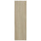 Wandschoenenkast 60x18x60 cm spaanplaat sonoma eikenkleurig