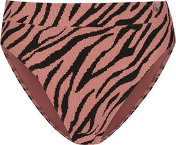 Beachlife - Rose Zebra highwaist bikinibroekje - Maat 42 - dames