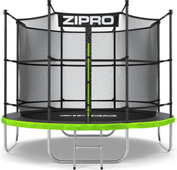 Zipro® Jump Pro - Tuintrampoline Ø252cm met binnennet - Veiligheidsnet - Max. belasting 150kg - Zwart