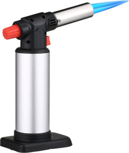 Malmoo Gasbrander - Professionele Creme Brulee Brander - Navulbaar - Zilver