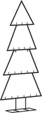 vidaXL - Kerstdecoratie - kerstboom - 90 - cm - metaal - zwart
