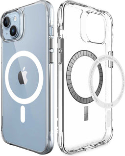 iMoshion Hoesje Geschikt voor iPhone 14 Plus Hoesje - iMoshion Rugged Air Geschikt voor MagSafe case - Transparant