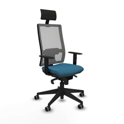 Bureaustoel met hoofdsteun Piqueras y Crespo 1D066G1 Groene benzine