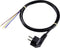 Sygonix SY-5043474 Stroom Aansluitkabel Zwart 3.00 m