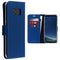 Accezz Samsung Galaxy S8 - Wallet Softcase Bookcase - 3 pashouders - Donkerblauw
