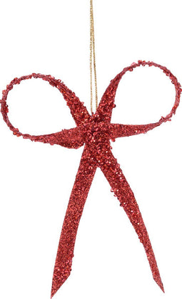 Strik plastic l12b1.20h16 cm rood kerst