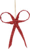 Strik plastic l12b1.20h16 cm rood kerst