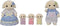 Sylvanian Families 5735 Familie Bloemen Hangoor Konijn- 5 fluweelzachte speelfiguren
