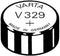 Varta V329 - Zilveroxide knoopcelbatterij - 1.55 Volt 37 mAh