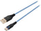 EgoGear SCH10-P5-WH - USB A naar USB type-C Kabel - 300 cm - Blauw Zwart