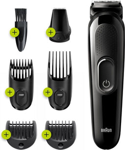 Braun MGK3225 - Multigroomer 7-in-1 - Levenslang scherpe mesjes - Zwart