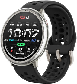 Amazfit Active 2 Sport, RVS (Zwart)