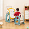 Coast Activiteitenset UY10063NY – Schildersezel met Verstelbaar Whiteboard, Stoel, Ringwerpspel & Op