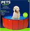 Dierenzwembad - Ø80x30cm - Opvouwbaar - Rood/Blauw