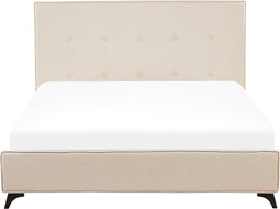 AMBASSADOR - Tweepersoonsbed - Beige - 140 x 200 cm - Polyester