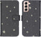 iMoshion Hoesje Geschikt voor Samsung Galaxy S21 Hoesje Met Pasjeshouder - iMoshion Design Softcase Bookcase - Meerkleurig / Stars Gold