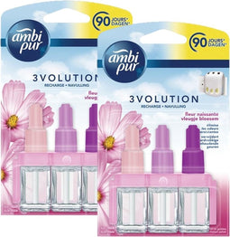 Ambi Pur - 3Volution - Luchtverfrisser navulling - Vleugje bloesem - 2 x 20 ml