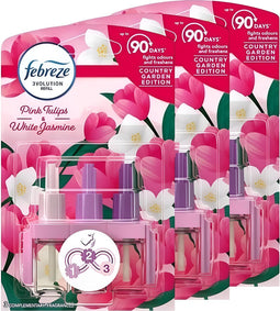 Ambi Pur Electric Navulling 3volution – Pink Tulips & White Jasmine 20 ml - 3 Stuk(s)