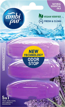 Ambi Pur Fresh en Shine vulling toiletblokje - Toiletreiniger - 1 x 165 ml
