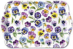 Ambiente - Dienblaadje - Pansy all Over - 13 x 21 cm - Decoratie - Voorjaar