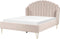 AMBILLOU - Bed - Lichtbeige - 140 x 200 cm - Polyester