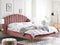 AMBILLOU - Tweepersoonsbed - Roze - 160 x 200 cm - Fluweel