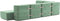 ambivalenz modulaire bank curt – 12 modules – licht groen
