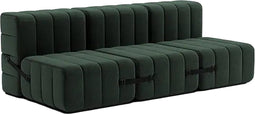 ambivalenz modulaire bank curt – 6 modules – donker groen